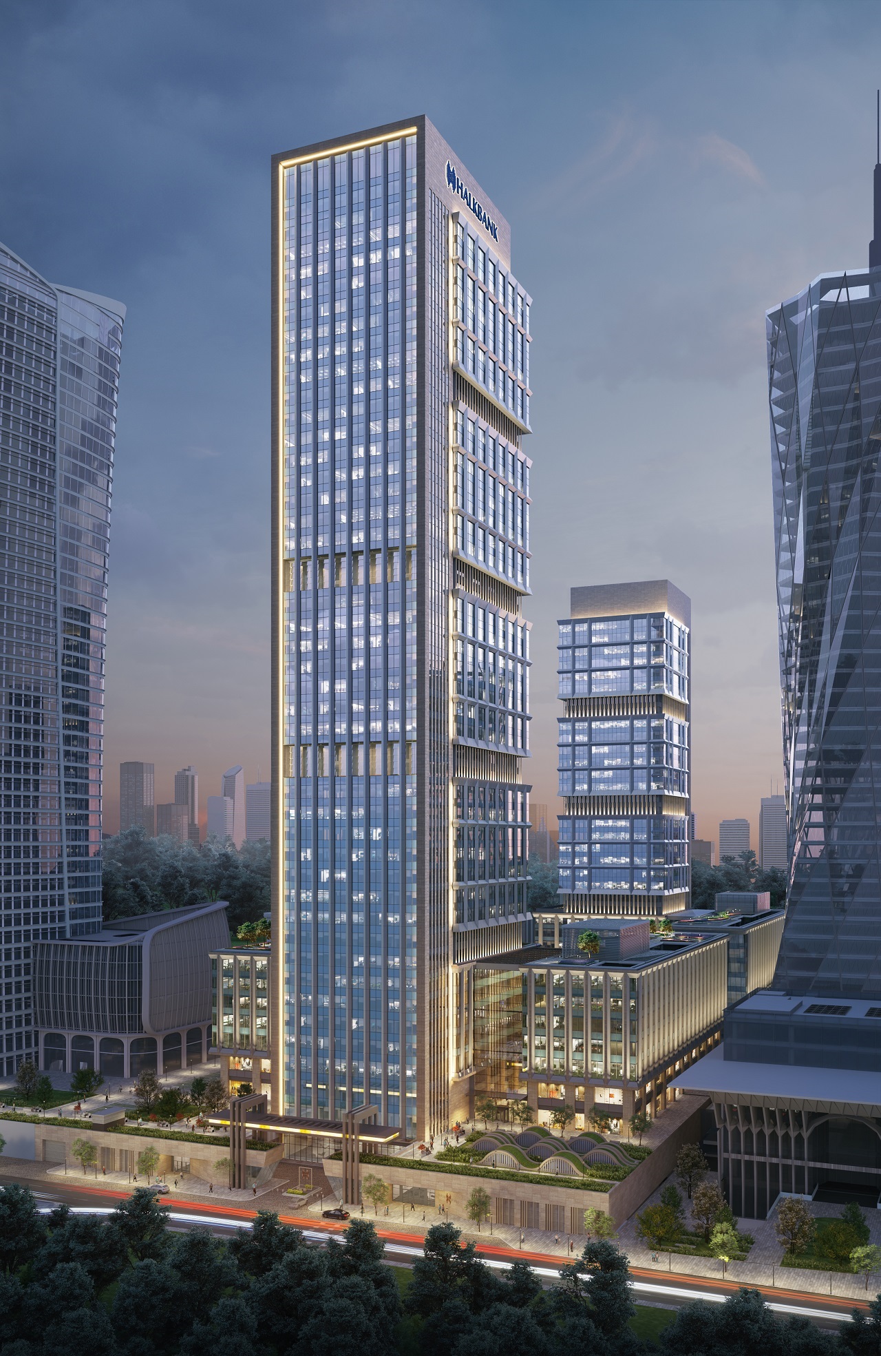 Istanbul Financial Center "Halk Towers"